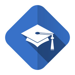 Aufkleber - education flat icon graduation sign
