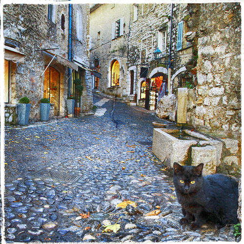 Obraz w ramie characteristic villages of Provence -St. Paul De Vence