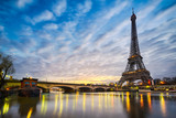 Fototapeta Paryż - Sunrise at the Eiffel tower, Paris