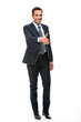 © flareimages - businessman smiling, handshake