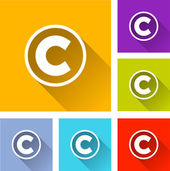 Poster - copyright icons