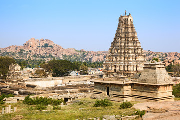 Virupaksha Temple. Hampi, Karnataka, India