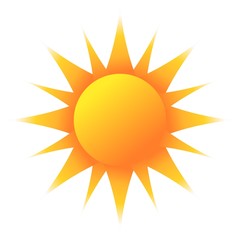 Wall Mural - sun vector