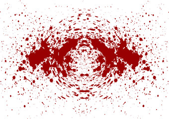 Abstract splatter blood isolate background