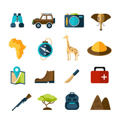 Poster - Safari Icons Set