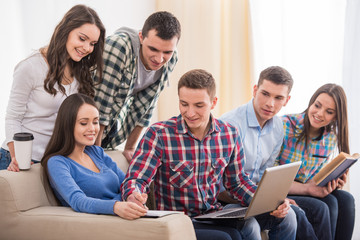 Canvas Print - Students.