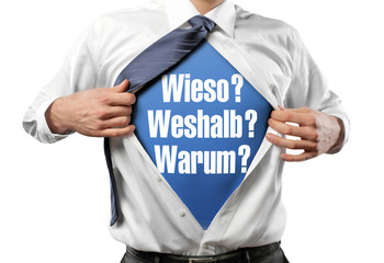 Canvas Print - Wieso / Weshalb / Warum