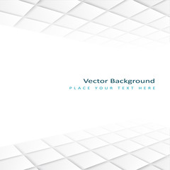 Poster - Abstract perspective background with square tiles