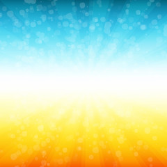 Wall Mural - vector summer time background.