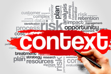 Context Word Cloud, Business Concept
