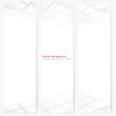 Poster - Abstract template vertical perspective banner