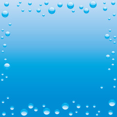 Wall Mural - Vector background. Bubbles.
