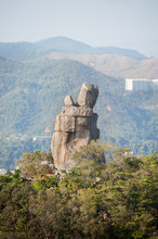 Amah Rock In Lion Rock Country Park, Hong Kong