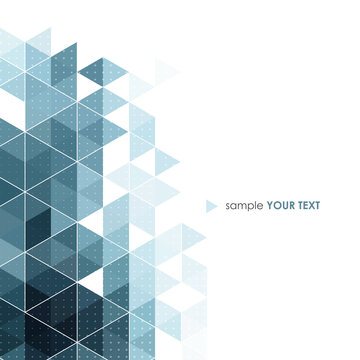 Abstract retro geometric background. Template brochure design