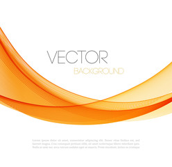 Fototapete - Abstract curved lines background. Template brochure design