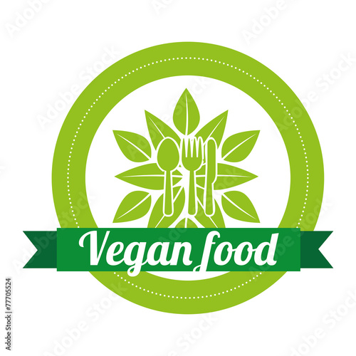 Plakat na zamówienie vegan menu