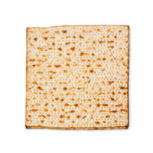 Matzo For Passover Holiday Isolated On White Background
