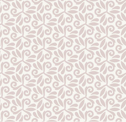 Wall Mural - Floral Seamless Vector Pattern