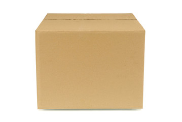 plain brown cardboard box