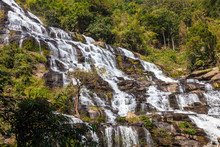 Mae Ya Waterfall In Chiang Mai, Thailand.