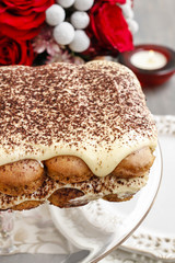 Poster - Valentines day party: tiramisu cake