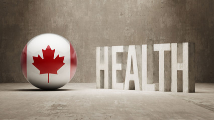 Poster - Canada. Health  Concept.