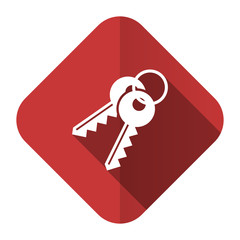 Poster - keys flat icon