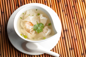 Wall Mural - Thai Shrimp Wonton Soup