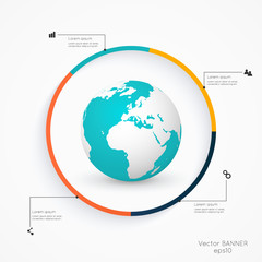 Poster - abstract 3d digital illustration infographic. vector illustratio