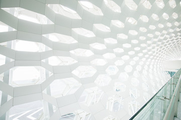 Wall Mural - Transparent glass ceiling subway station