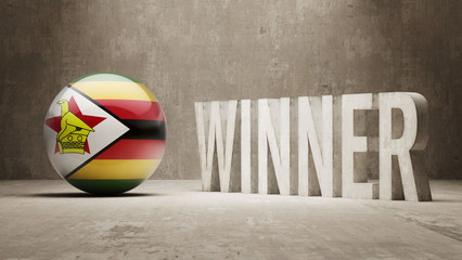 Canvas Print - Zimbabwe. Winner Concept.