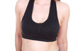 © geargodz - woman's chest in her sports bra.