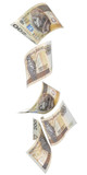 Fototapeta  - Spadające banknoty 200 PLN