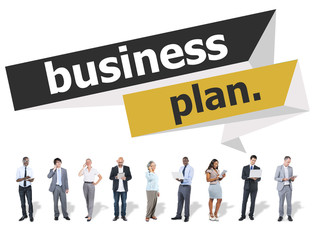 Wall Mural - Business Plan Planning Strategy Meeting Conference Concept