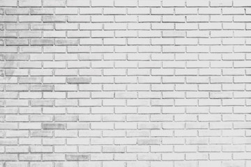 white brick wall background and texture