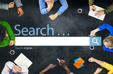 Poster - Search Browse Find Internet Search Engine Concept