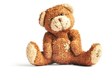 Teddy bear isolated on white