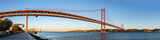Fototapeta Most - Rail bridge  in Lisbon, Portugal.