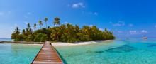 Tropical Maldives Island