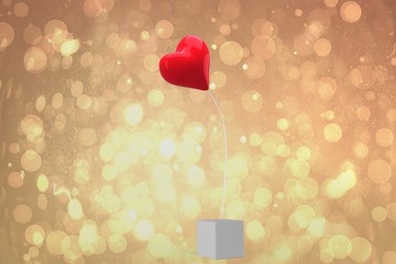 Poster - Composite image of red heart