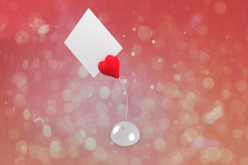 Poster - Composite image of red heart
