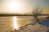 Fototapeta Krajobraz - Pole po lodem