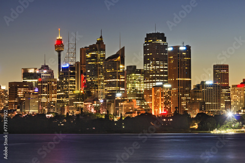 Obraz na płótnie Sydney CBD Cremorne Tower zamknij