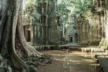 The Ruins Of Ta Prom Temple, Siem Reap, Cambodia.