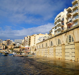 Sticker - Spinola Bay, St Julian's ,  destination in Maltese Islands.