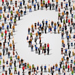 © hobbitfoot - Large group of people in letter G form