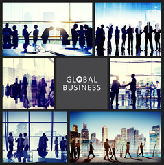 Wall Mural - Business People Handshake Meeting Communication Office Concept