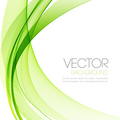 Aufkleber - Abstract smoky waves  background. Template brochure design