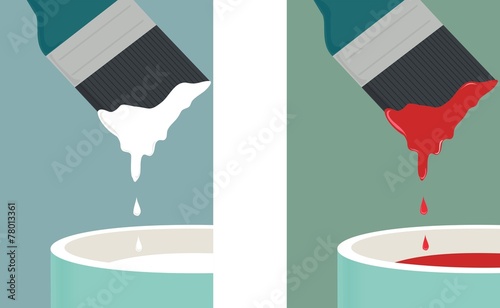 Obraz na plátne  Dripping paint