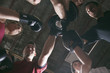 © Louis-Photo - Boxing aerobox women group with personal trainer man at fitness